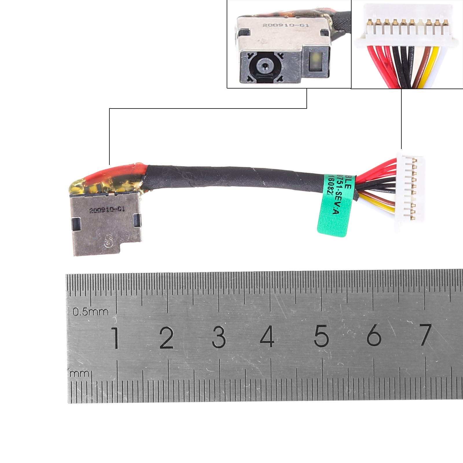 Picture of DC IN POWER JACK CABLE WIRE FOR HP 17-AB220NR 17-AB010NR 17-AB020NR 17-AB068NR